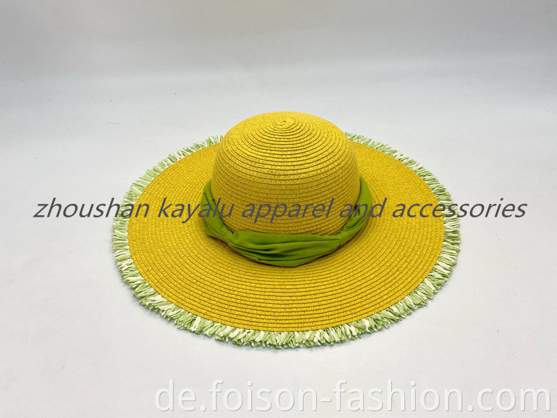 New Summer Straw Ladies Hat Beach Hat Shade Hat1